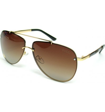 Солнцезащитные очки GUCCI 2582 поляризационные авиаторы (капли) кор